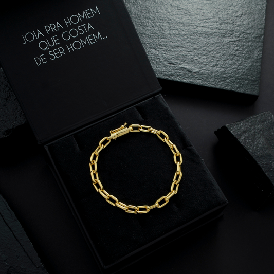 Pulseira Masculina Cartier Quina 8mm