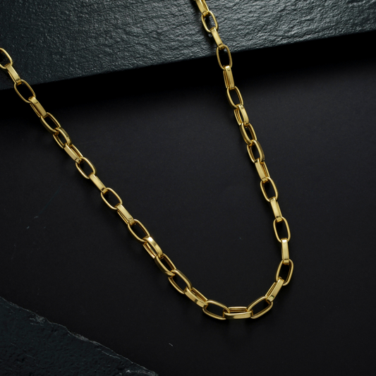 Corrente Masculina Cartier de Chapa
