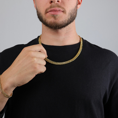 Corrente Masculina Elo Duplo 8mm