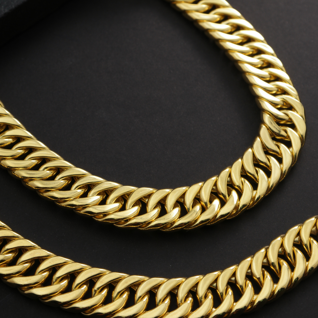 Corrente Masculina Elo Duplo 12mm