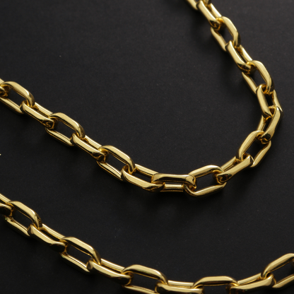 Corrente Masculina Cartier de Chapa