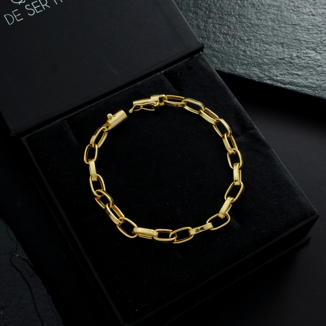 Pulseira Masculina Cartier De Chapa