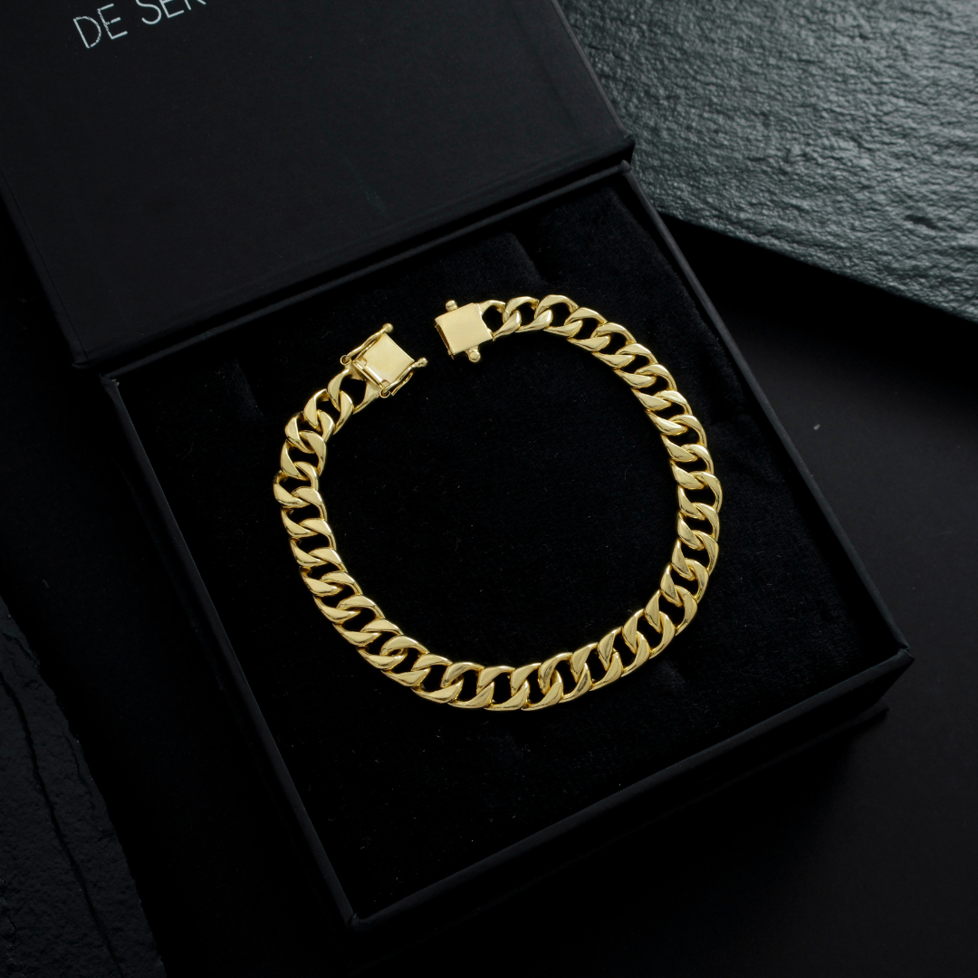 Pulseira Maculina Grumet Elo Simples 11mm