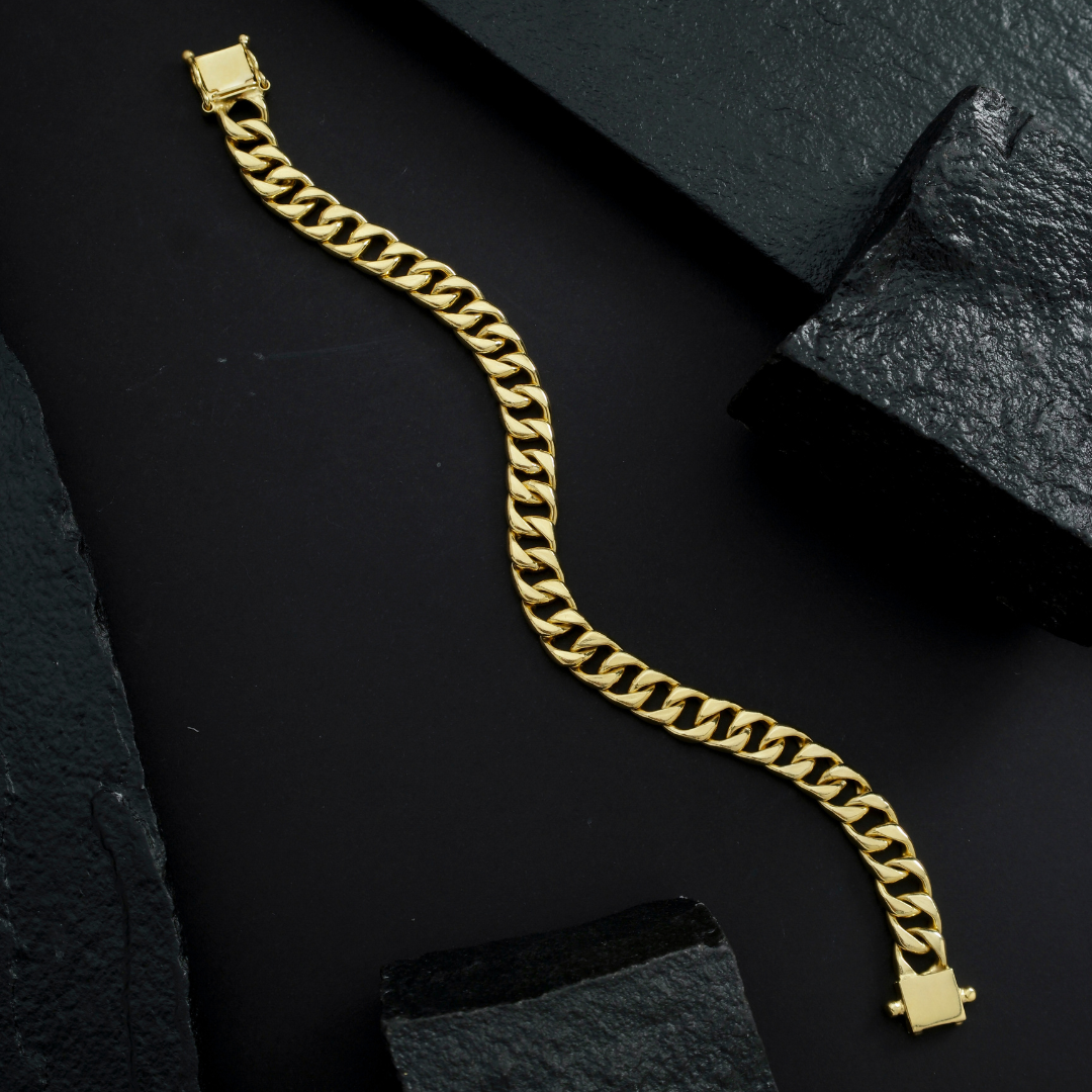 Pulseira Maculina Grumet Elo Simples 11mm